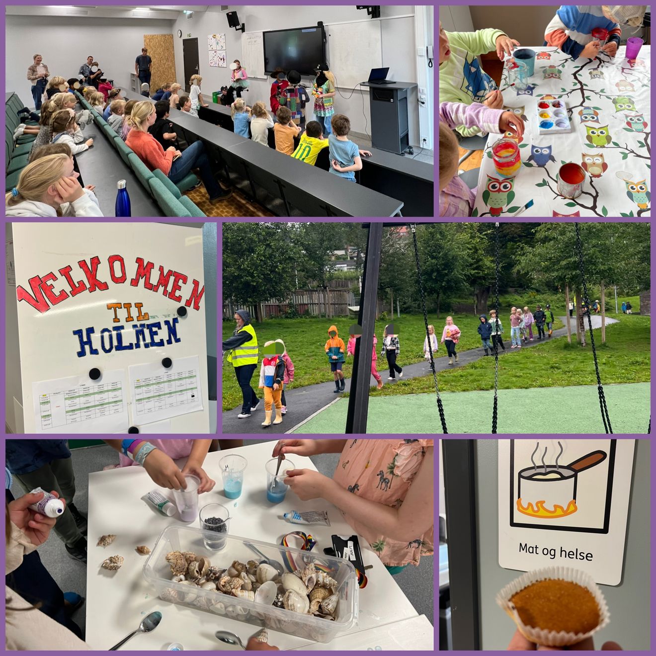 bilde av ulike aktiviteter